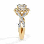 3.5 Carat Round Cut Day and Night Ring - Image 7