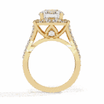 3.5 Carat Round Cut Day and Night Ring - Image 8