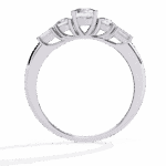 0.75 Carat Round Cut Timeless Diamond Band - Image 4