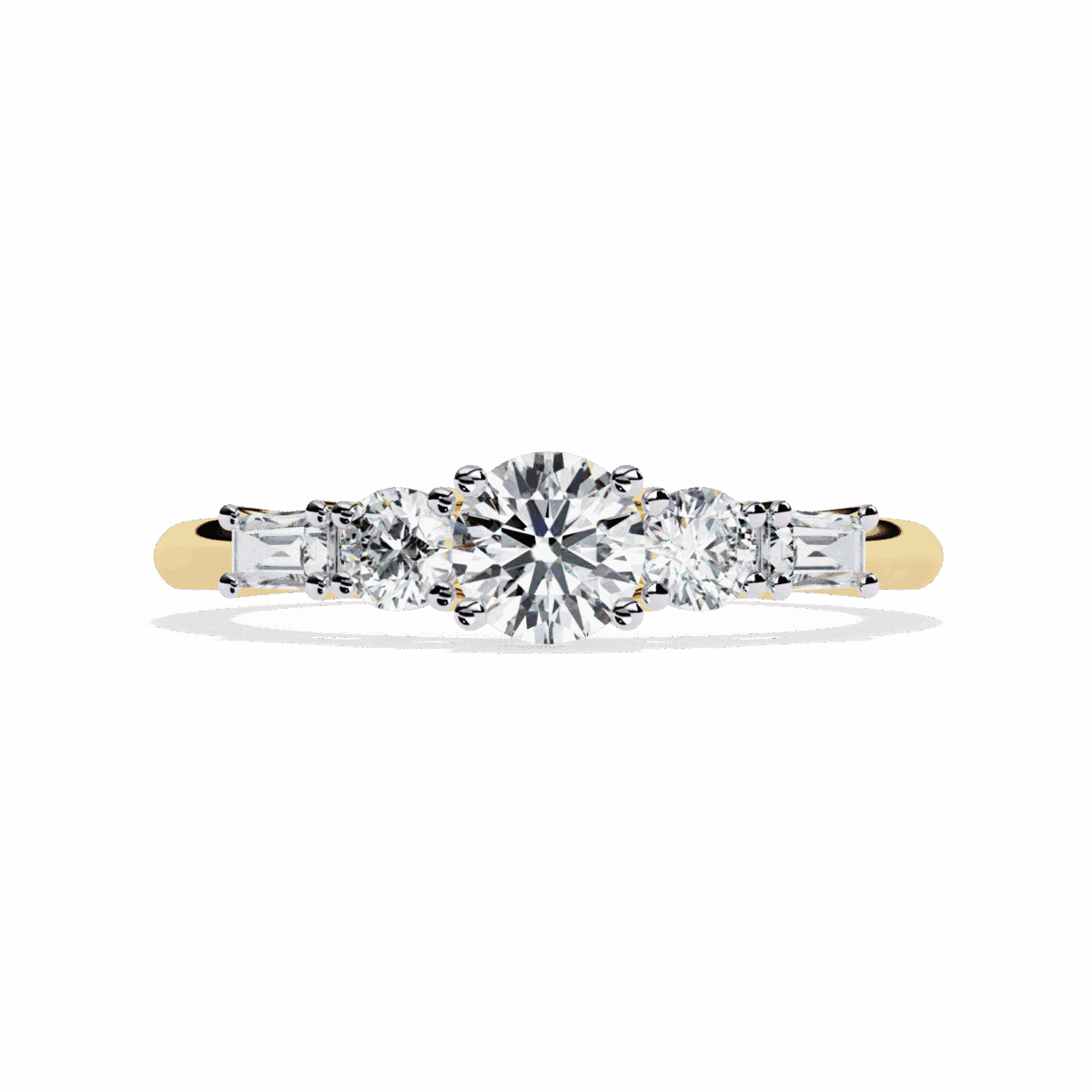 0.75 Carat Round Cut Timeless Diamond Band  Image 5