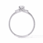 0.5 Carat Round Cut Twilight Diamond Band - Image 4