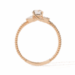 0.5 Carat Round Cut Twilight Diamond Band - Image 12