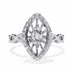 0.5 Carat Marquise Cut Refined Everyday Look