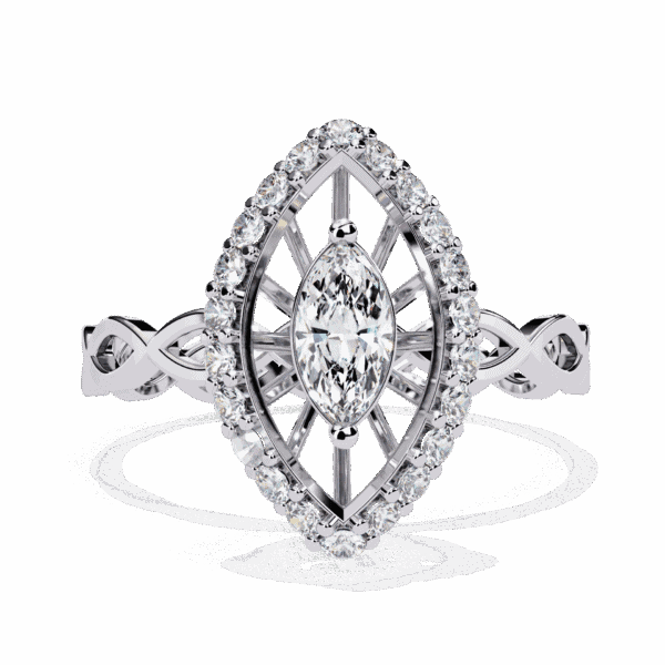 0.5 Carat Marquise Cut Refined Everyday Look