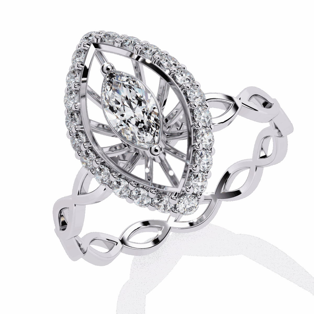 0.5 Carat Marquise Cut Refined Everyday Look  Image 2