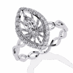 0.5 Carat Marquise Cut Refined Everyday Look - Image 2