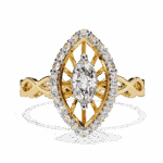 0.5 Carat Marquise Cut Refined Everyday Look - Image 5