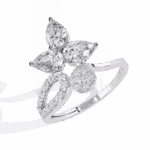 1.25 Carat Pear Cut Day and Night Ring - Image 4