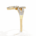 1.25 Carat Pear Cut Day and Night Ring - Image 6