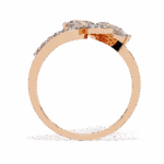 1.25 Carat Pear Cut Day and Night Ring - Image 11