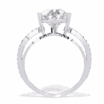 5 Carat Pear Cut Signature Wear Ring - Image 3