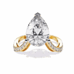 5 Carat Pear Cut Signature Wear Ring - Image 5