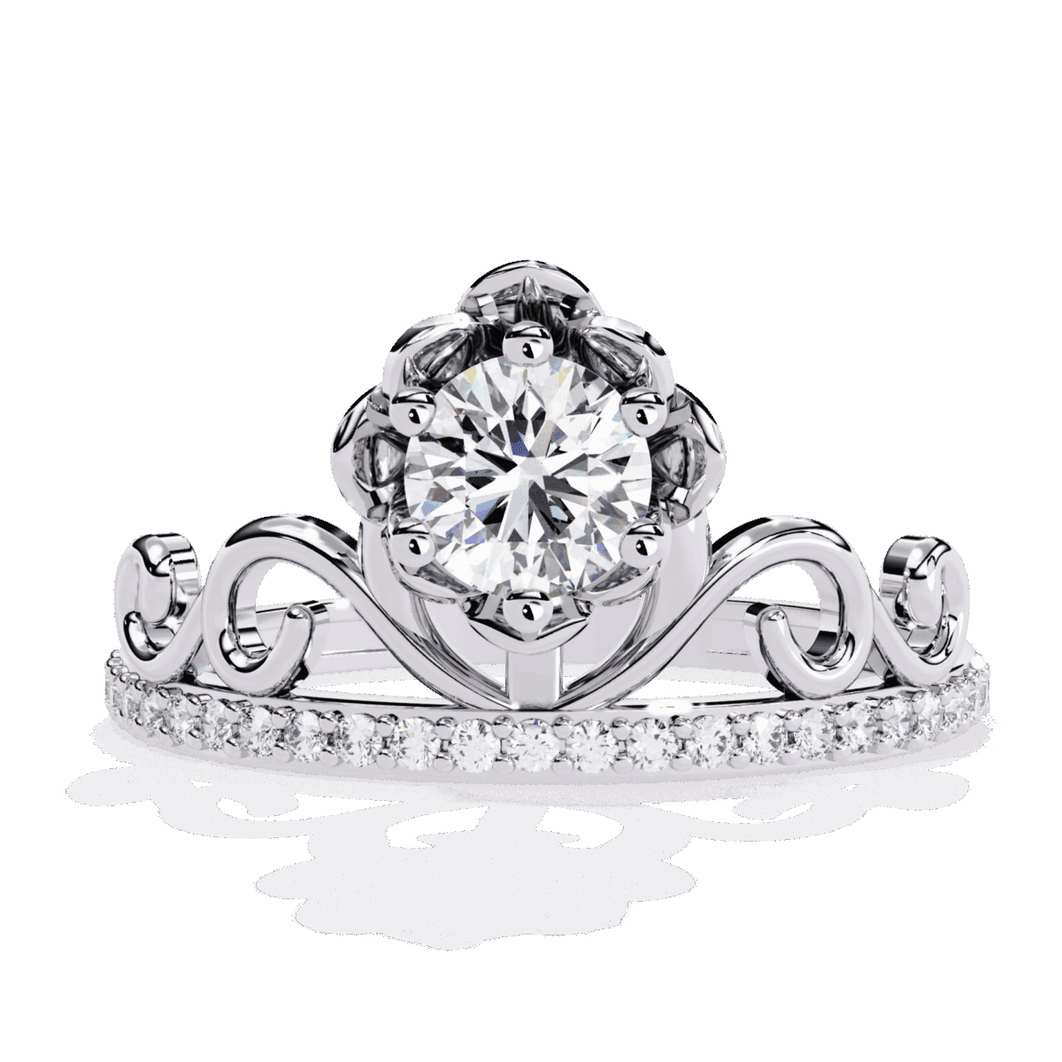 0.5 Carat Round Cut Refined Everyday Look  Image 1