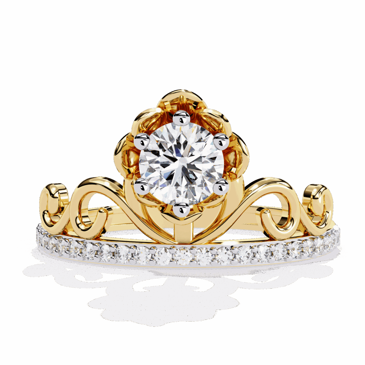 0.5 Carat Round Cut Refined Everyday Look  Image 5