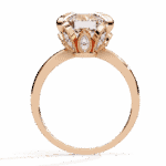 3.25 Carat Round Cut Minimal Statement Ring - Image 12