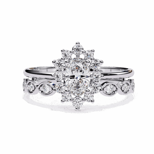 0.5 Carat Oval Cut Refined Everyday Look