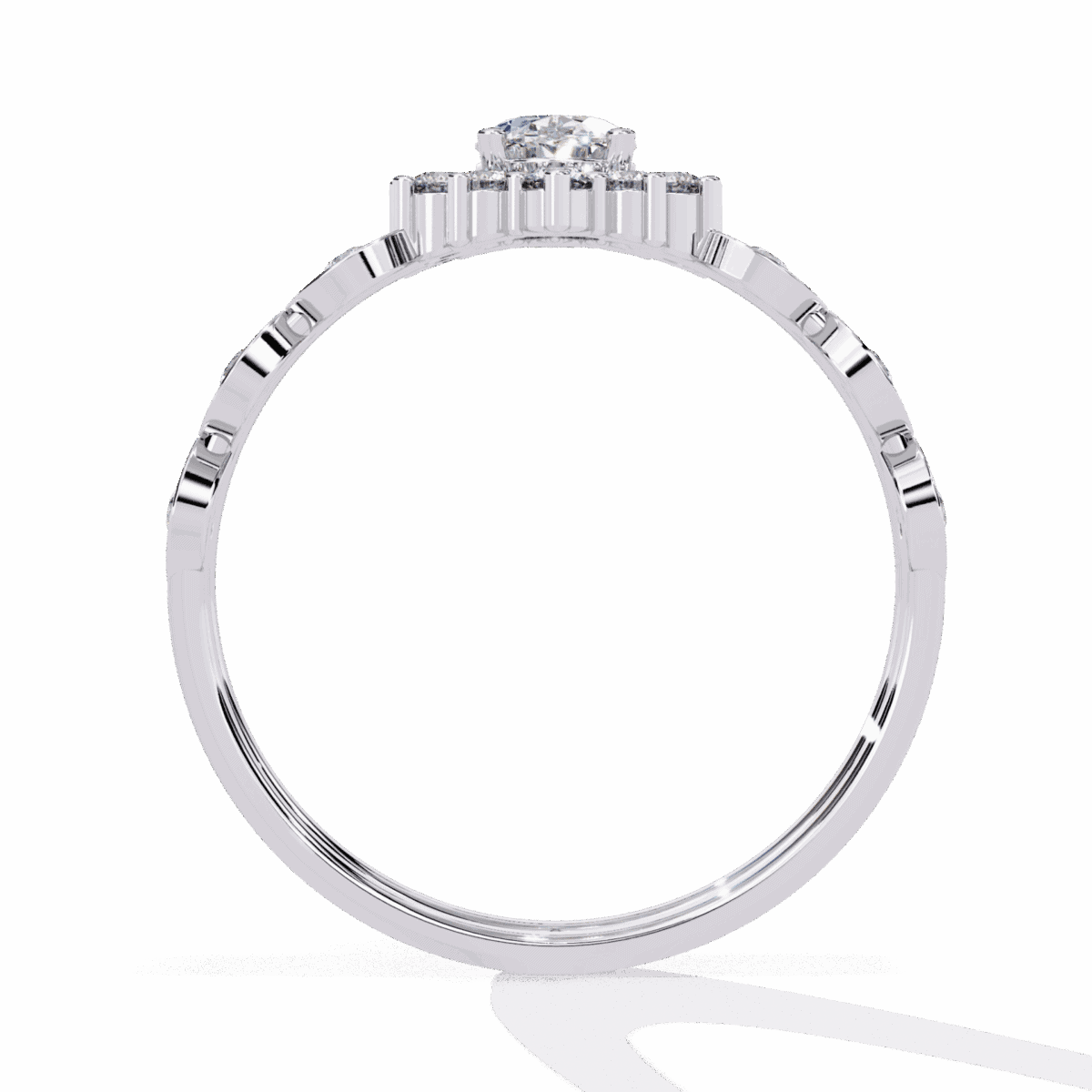 0.5 Carat Oval Cut Refined Everyday Look  Image 4