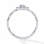 0.5 Carat Oval Cut Refined Everyday Look - Image 4