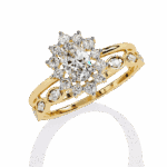 0.5 Carat Oval Cut Refined Everyday Look - Image 6