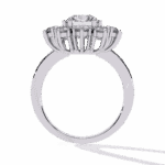 4.5 Carat Radiant Cut Red Carpet Cocktail Ring - Image 4