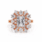 4.5 Carat Radiant Cut Red Carpet Cocktail Ring - Image 9