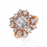 4.5 Carat Radiant Cut Red Carpet Cocktail Ring - Image 10