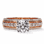 1.25 Carat Round Cut Timeless Solitaire Wedding Band - Image 9