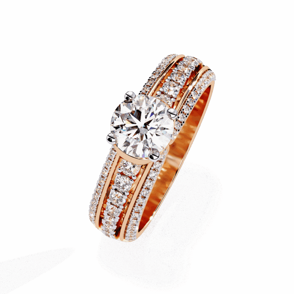 1.25 Carat Round Cut Timeless Solitaire Wedding Band  Image 10