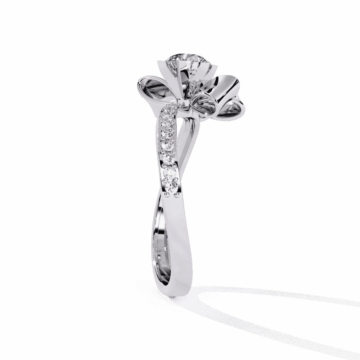 0.5 Carat Round Cut Day and Night Ring  Image 3