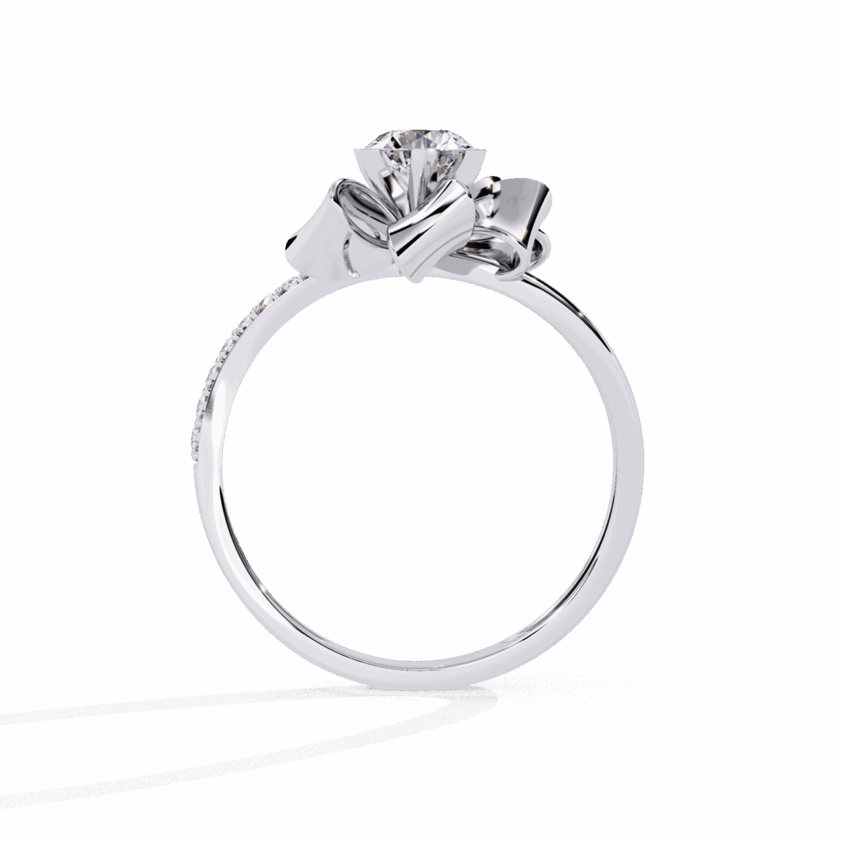 0.5 Carat Round Cut Day and Night Ring  Image 4