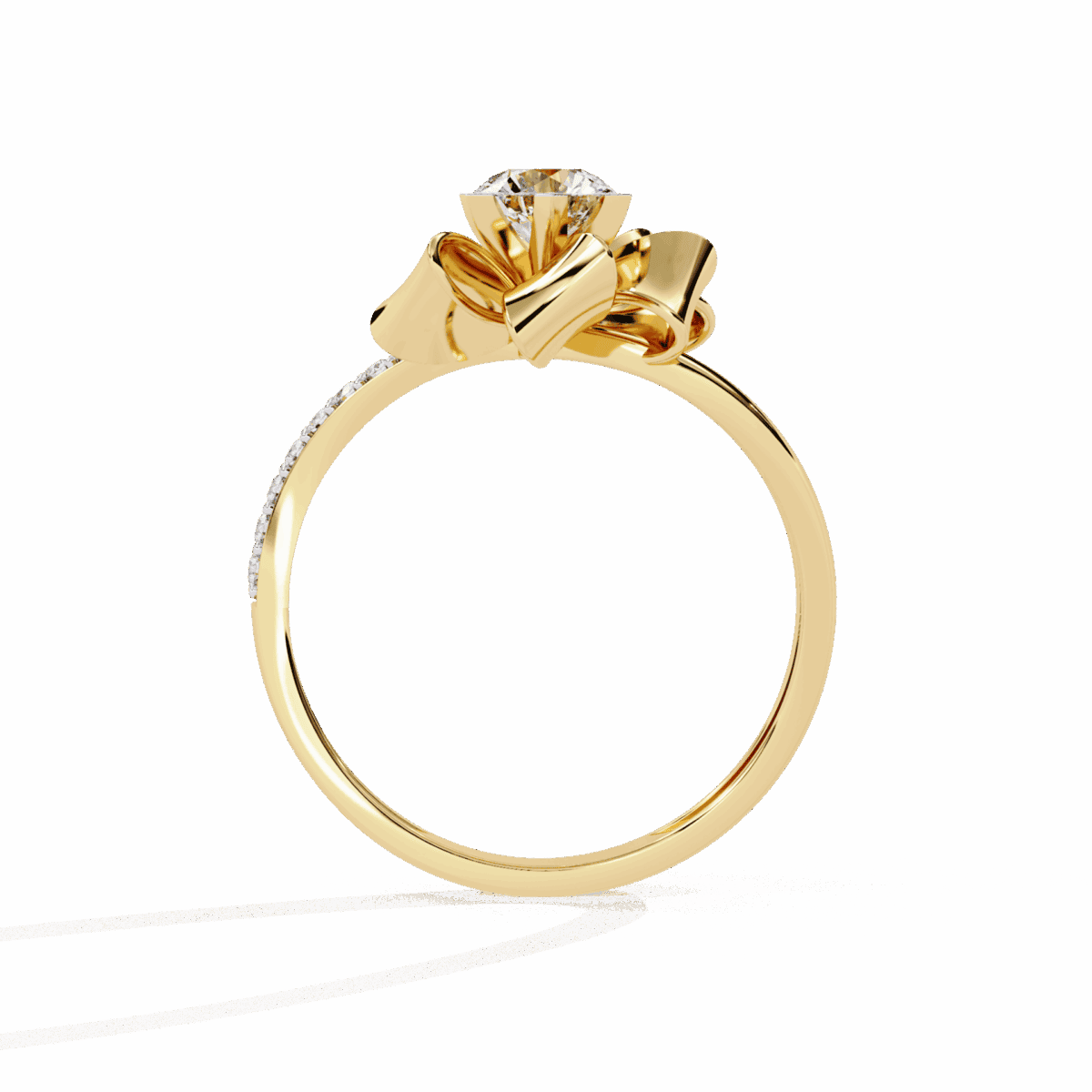 0.5 Carat Round Cut Day and Night Ring  Image 8