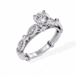 0.75 Carat Round Cut Royale Diamond Band - Image 2