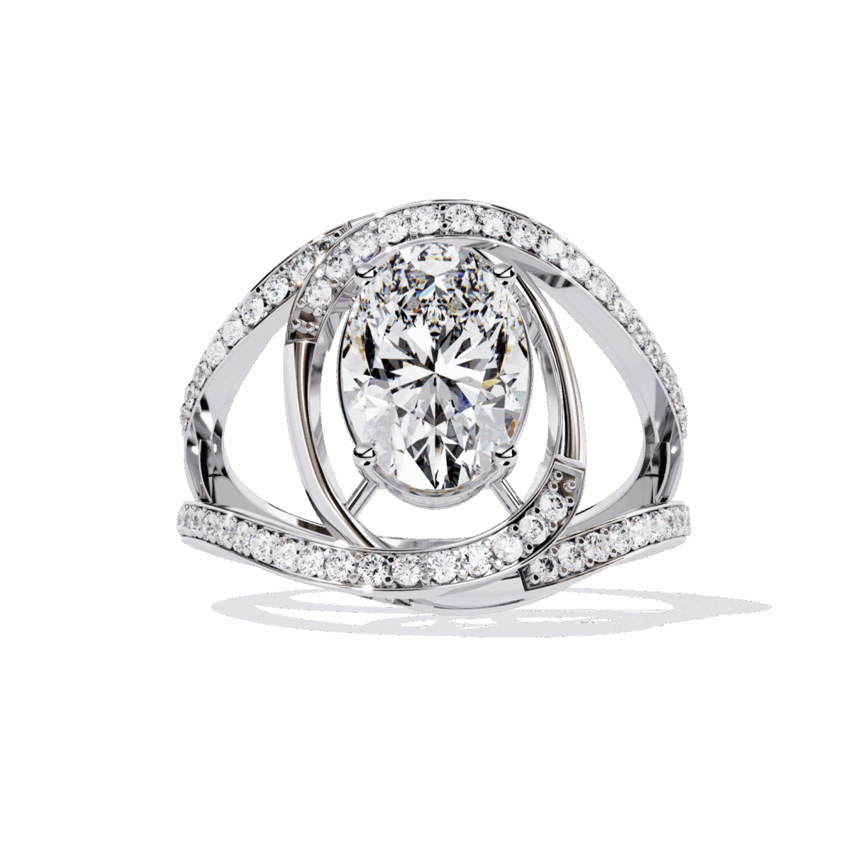 7.75 Carat Oval Cut Refined Everyday Look  Image 1