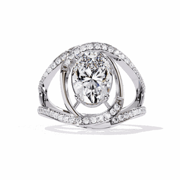 7.75 Carat Oval Cut Refined Everyday Look