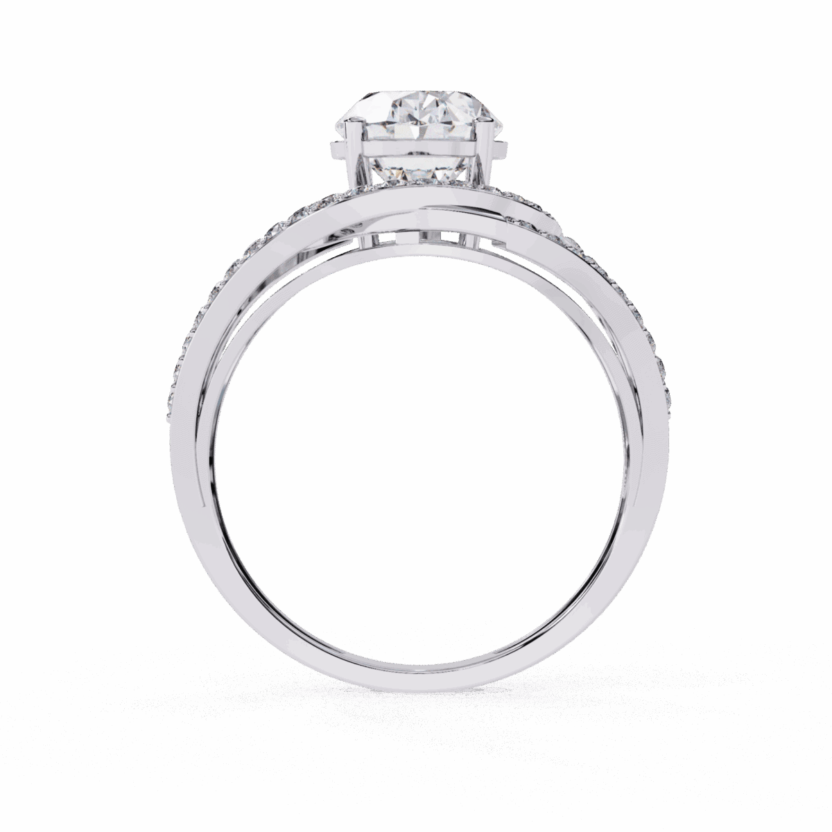 7.75 Carat Oval Cut Refined Everyday Look  Image 4