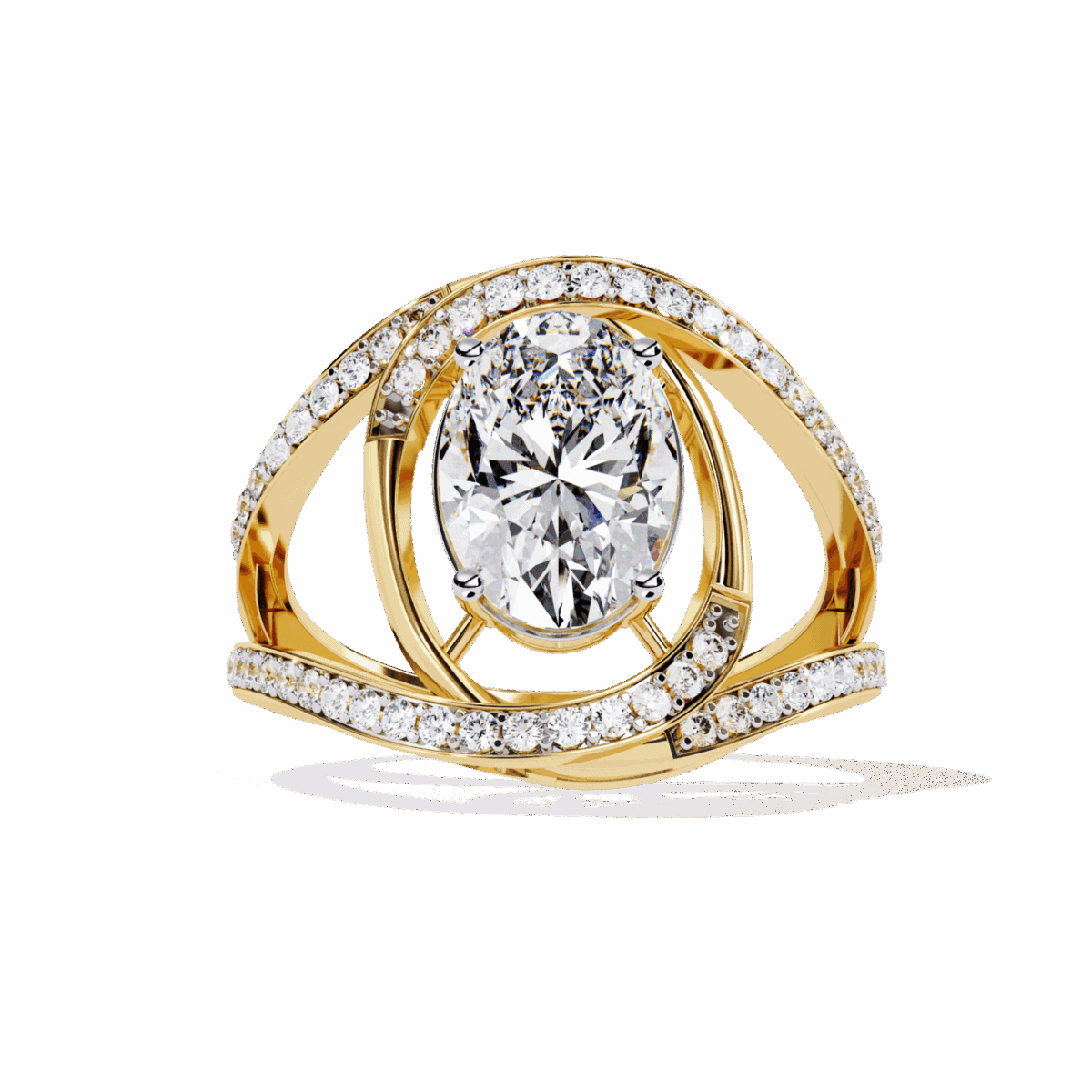 7.75 Carat Oval Cut Refined Everyday Look  Image 5