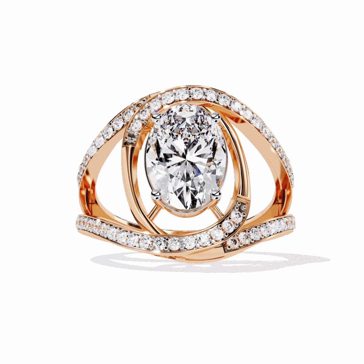 7.75 Carat Oval Cut Refined Everyday Look  Image 9