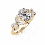 1.75 Carat Oval Cut Day and Night Ring - Image 6