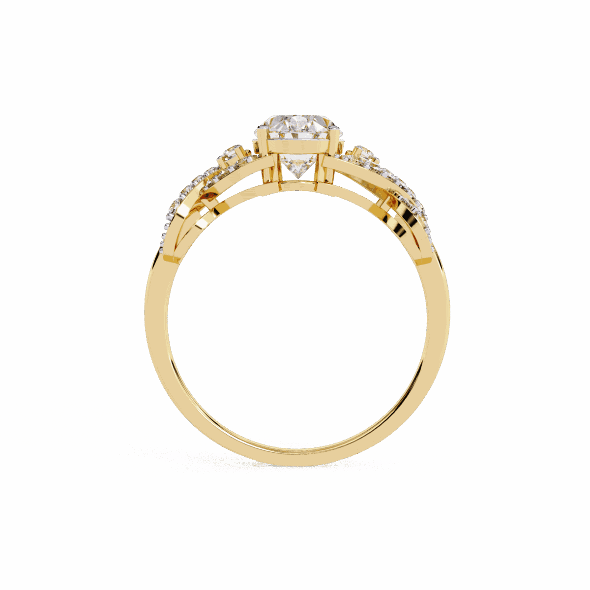 1.75 Carat Oval Cut Day and Night Ring  Image 8