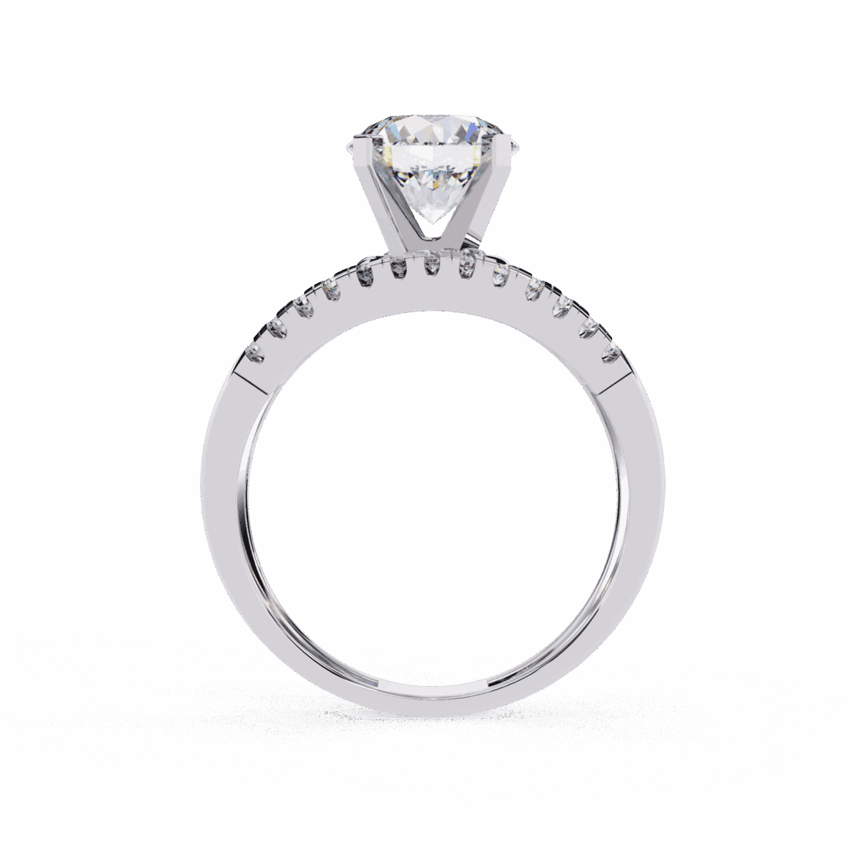 2.5 Carat Round Cut Signature Glam Cocktail Ring  Image 3