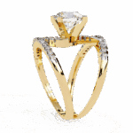 2.5 Carat Round Cut Signature Glam Cocktail Ring - Image 6