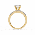 2.5 Carat Round Cut Signature Glam Cocktail Ring - Image 7