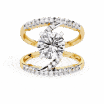 2.5 Carat Round Cut Signature Glam Cocktail Ring - Image 8
