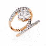 2.5 Carat Round Cut Signature Glam Cocktail Ring - Image 9