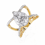 4.5 Carat Pear Cut After Dusk Cocktail Ring - Image 6