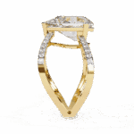 4.5 Carat Pear Cut After Dusk Cocktail Ring - Image 7