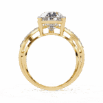 4.5 Carat Pear Cut After Dusk Cocktail Ring - Image 8