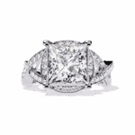 3.5 Carat Princess Cut Party Ready Cocktail Ring