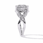 3.5 Carat Princess Cut Party Ready Cocktail Ring - Image 3