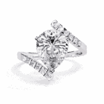 2.75 Carat Pear Cut Signature Wear Ring - Image 2
